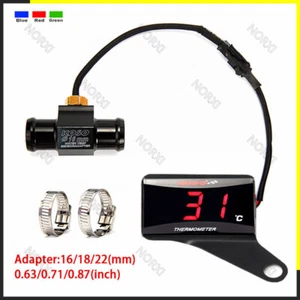 Motorcycle LCD Digital Thermometer KOSO Water Temperature Sensor Gauge Display - Picture 1 of 26