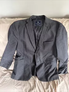 U.S. Polo Association Gray Herringbone Cotton Blazer XL - Picture 1 of 4