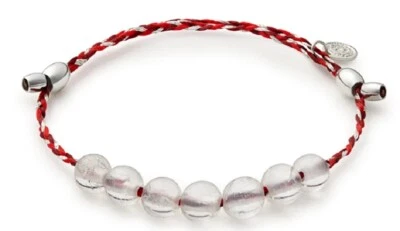 Pulsera Alex and Ani Cristal Cuarzo Piedras Preciosas Conjunto En Plata Esterlina Unisex Nueva Foto 1 de 2