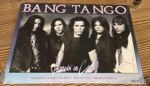 Póster promocional Bang Tango "Dancin' On Coals" (24x18) 1991, Mechanic Records Inc. - Imagen 1 de 6
