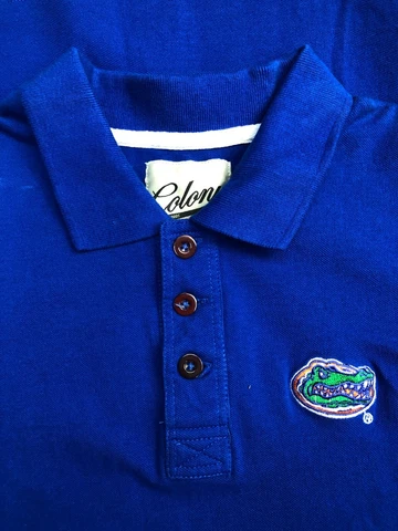 Colony Mens Blue Short Sleeve Polo Shirt - Florida Gators - Size XL Cover