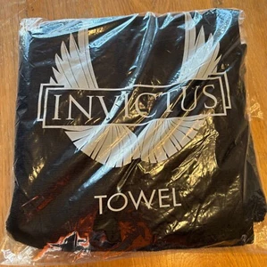 Paco Rabanne Perfumes Negro Invictus Toalla de Gimnasio 100% Algodón 39" x 19" ¡Nuevo! - Imagen 1 de 7