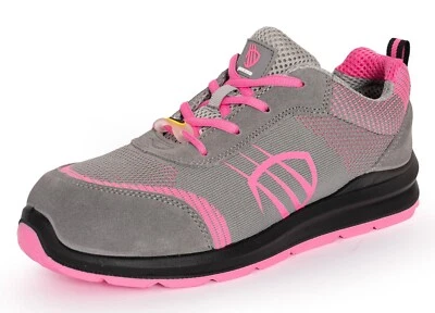 Sportliche Damen Sicherheitsschuhe 'Venus S1 ESD' mit Stahlkappe Pink (Gr 36-40) - Bild 1 von 3
