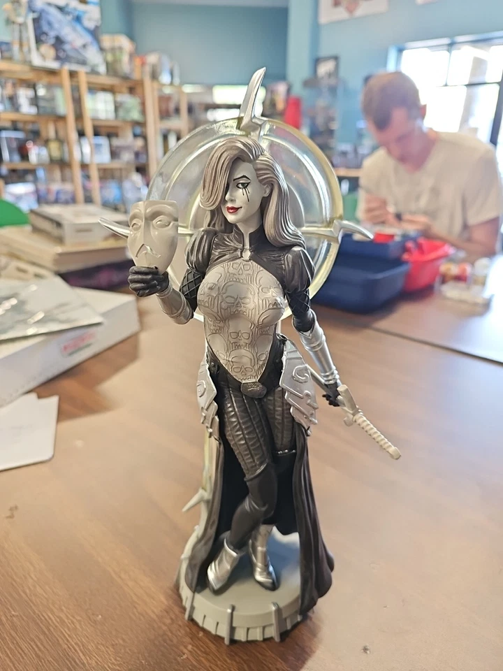 Joseph Linsner Dawn Black and White Artist Proof Statue Dynamite