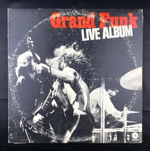 Grand Funk Railroad Live Album vinyl record LP VTG 12" album 33 RPM, EX - Imagen 1 de 4