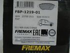 Fremax Front Brake Pad Set FBP-1219-01 fits Fiat Doblo 2010-Fiorino 2009- fiat Fiorino