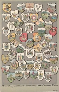 Coat of Arms of the States & Territories of the United States - Picture 1 of 2