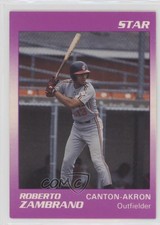 1990 Star Canton-Akron Indians Roberto Zambrano #19