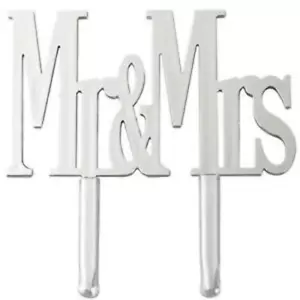 Mr. & Mrs. Cake Pick - plateado - Imagen 1 de 3