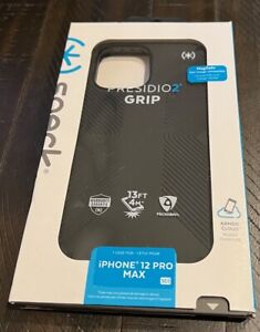 Speck Presidio 2 Grip Case for iPhone 12 Pro Max 6.7" - Black - NEW