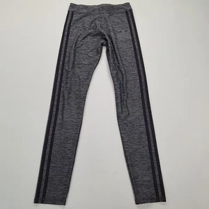 Adidas Pants Girls Large Gray Training Leggings Tight Outdoors Youth Kids - Picture 1 of 7