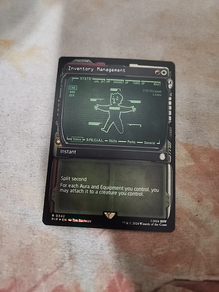 Inventory Management Showcase Foil Universes Beyond Fallout MTG NM - Image 1 of 1