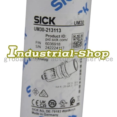 One Brand New SICK UM30-213113 Ultrasonic Sensor - Image 1 of 4