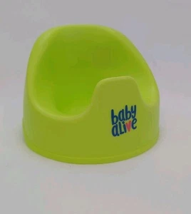 Silla para ir al baño Hasbro Baby Alive para muñeca verde lima asiento de inodoro de plástico de repuesto - Imagen 1 de 6