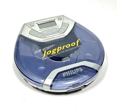 Philips 45 ESP4 Jogproof tragbarer CD Player Modell AX5015/17 funktionstüchtig - Bild 1 von 4
