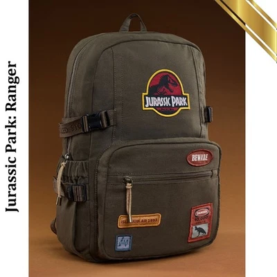 Mochila Jurassic Park Ranger Edición Limitada Marrón - Licencia Oficial ® 2025 Foto 1 de 4