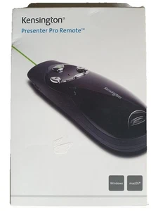Mando a distancia Kensington Presenter Pro negro inalámbrico ergonómico con láser verde - Imagen 1 de 8