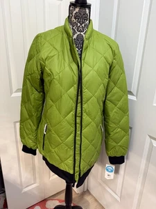 NWT Volcom Casco Down Puff Jacket Womens Snowboard Ski Large L - Picture 1 of 5