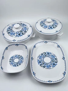 Noritake Progression Blue Moon 9022 verschiedene Teile Teller Servierschalen 6 Stück - Bild 1 von 11
