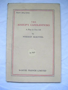 The Bishop's Candlesticks - A Play in One Act - McKinnel - French's Acting Ed - Bild 1 von 5