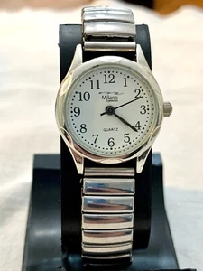 Reloj Mujer De Colección Milano Expressions Acero Inoxidable Resistente al Agua Batería Nueva - Imagen 1 de 12