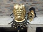 Medieval Breastplate Muscle Armour Costume New Jacket Spartan Helmet With Plume