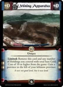 Legend of the Five Rings L5R CCG SoD Seeds of Decay Mining Apparatus - Picture 1 of 1