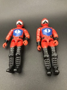 1983 GI Joe TWO Cobra HISS Drivers With Rare Uncut Red Back File Card - Picture 1 of 18
