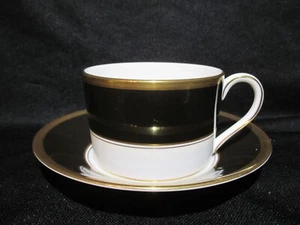 Coalport Athlone Brown Can Cup & Saucer Vintage Bone China Made in England - Picture 1 of 4