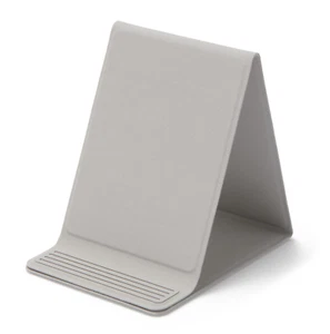 Muji faltbarer Smartphone Ständer hellgrau Breite 72 x Tiefe 93 x Höhe 8 mm - Bild 1 von 6