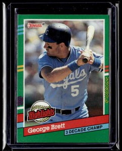 1991 Donruss #BC-19 George Brett Highlights See Scan