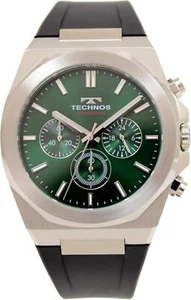 Technos Watch Chronograph T9C18SM Men's Black - Picture 1 of 1