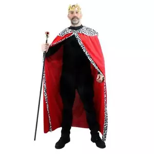 Adults Gypsy Boxer Heavy Weight Boxing Champion Crown & Cloak Fancy Dress Set - Picture 1 of 2