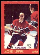 1973-74 O-Pee-Chee Light Backs Jacques Lemaire #56