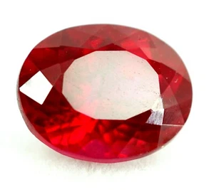 8.45 Ct Nailing Natural Red Mozambique Ruby CERTIFIED Oval  Cut Loose Gemstone - Picture 1 of 3