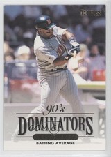 1994 Donruss 90's Dominators Batting Average Kirby Puckett #5 HOF