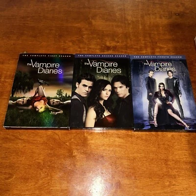 Vampire Diaries TV Series Seasons 1 2 4 Volume 1 2 4 DVD Lot C28 - Image 1 of 4