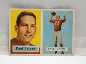 Paul Larson 1957 Topps #146 Rookie Card Chicago Cardinals - Bild 1 von 2