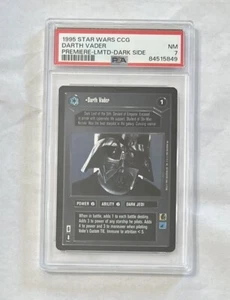 Star Wars CCG, Darth Vader, Limited Premiere, BB, Graded PSA 7 NM - Picture 1 of 5