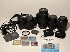 canon eos 400d with 3 Objectives. 28-80mm, 80-200mm & 75-300mm