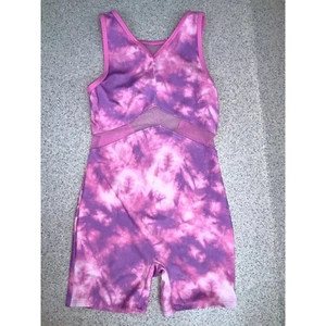 More Than Magic Dance Leotard Sleeveless Cutout Back Purple Pink - Size Unknown - Picture 1 of 3