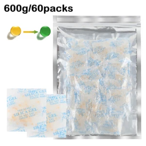 0,6kg /600g Silica Gel Orange Trockenmittel (Entfeuchter) mit Indikator grün - Bild 1 von 14
