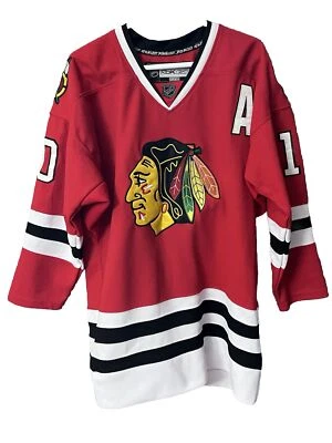 Camiseta Patrick Sharp Chicago Blackhawks Reebok Auténtica NHL Talla 48 Foto 1 de 4