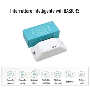 Interruttore smart Switch wifi per controllo remoto luci domotica con Alexa Goo - Foto 1 di 6