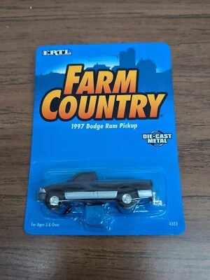 1/64 Ertl Farm Toy Dodge Pickup Truck Black - Image 1 of 4