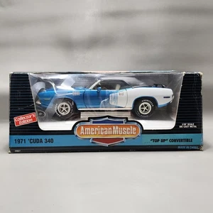 Ertl 1971 Cuda 340 Top Up Convertible 29027 1:18 Diecast Limited Edition - Picture 1 of 17