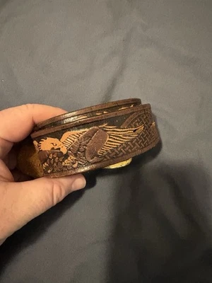 Cinturón de cuero Wrangler talla 42 usado Foto 1 de 4