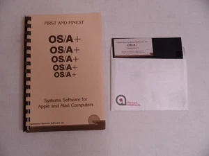 OS/A+ Versión 2 - 1982 Atari 400/800 Computadora OSS Software 5.25" Disco y Manual - Imagen 1 de 5