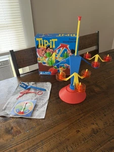 Tip It Balancing Game Cardinal 2013 Classic Family Kids - Missing One Red Ring - Picture 1 of 9