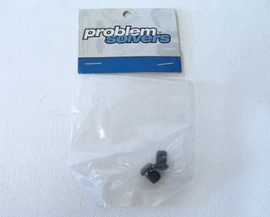 ~ New Pair QBP Problem Solvers 10mm Brake Boss Plug Black M10x1.0 Pair FK9942 ~ - Picture 1 of 3